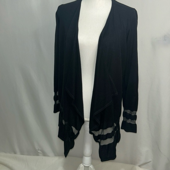 AB Studio Sweaters - AB‎ Studio Black Knit Cardigan